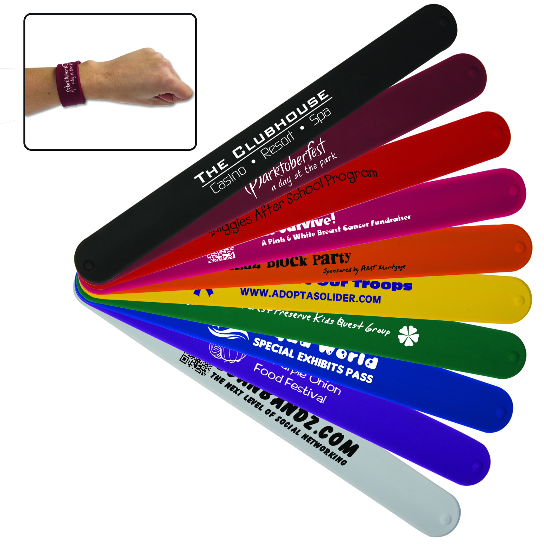 Cool Slap Bracelet - Promotional Products, Trusted by Big Brands
