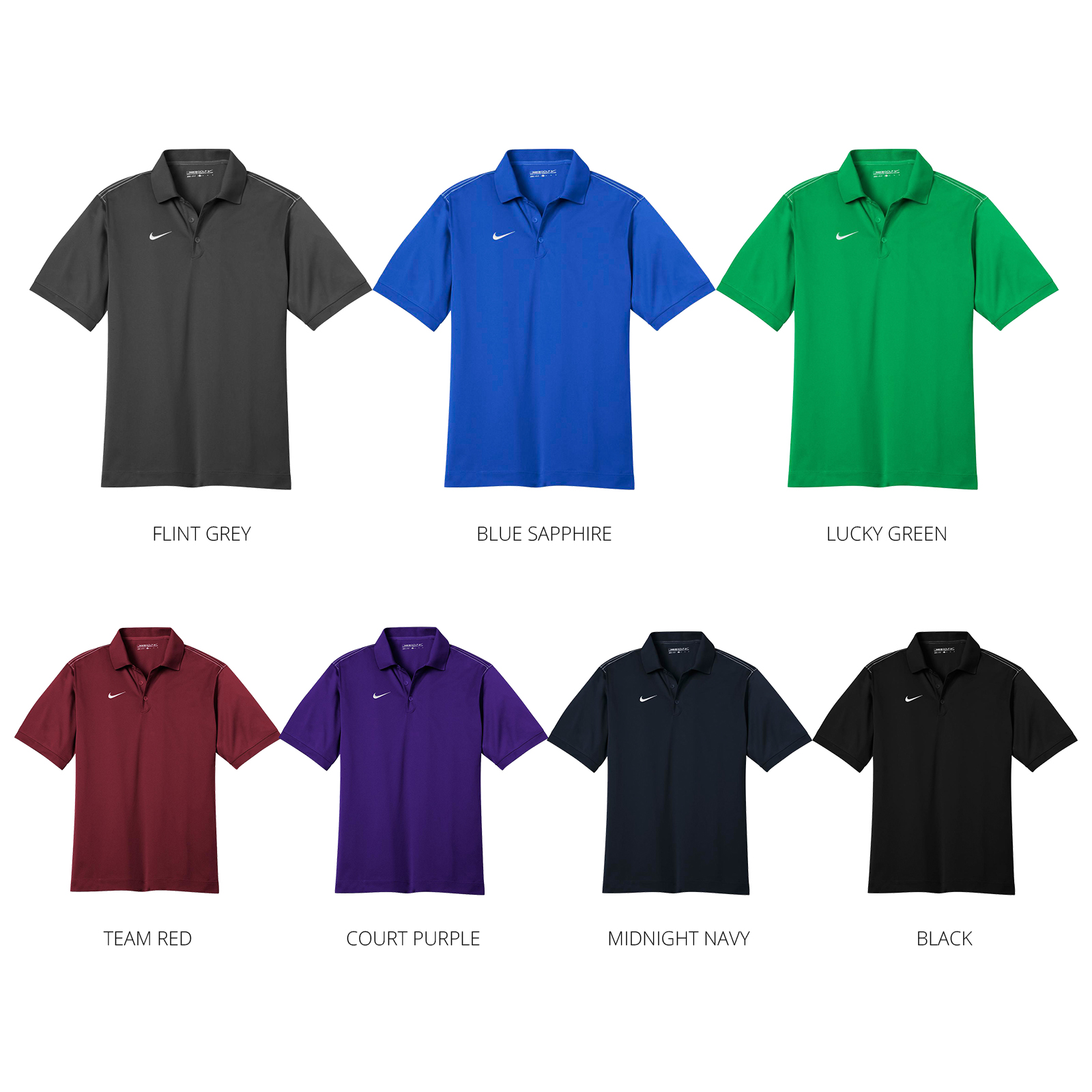 Nike Dri-FIT Sport Swoosh Pique Polo 