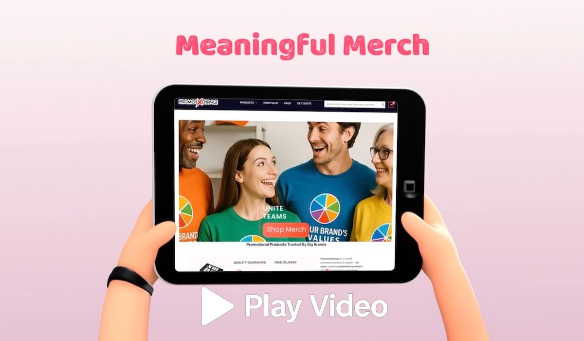 Play video: Promotional Merch — Brainstorming & Marketing Budget (24s)