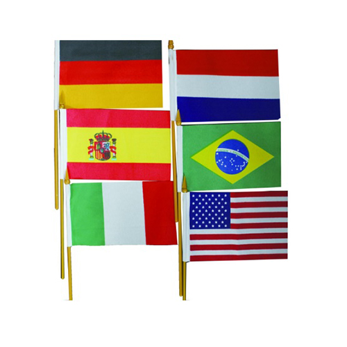 Polyester Hand Flag Min 50 - Promotional Products, Trusted by Big ...